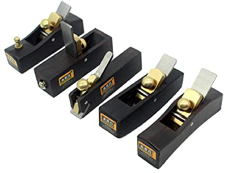 5pcs Woodworking Plane, Hand Planer,Wood Planer, Wooden Carpenter &Woodcraft Tool, Adjustable Cutting Depth for Finishing Wood Surface, Trimming, Polish Supplies, Woodworking Holiday Gift