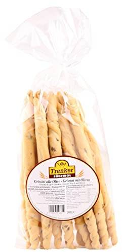 Grissini mit Oliven, handgemacht, 200 g, Trenker Südtirol