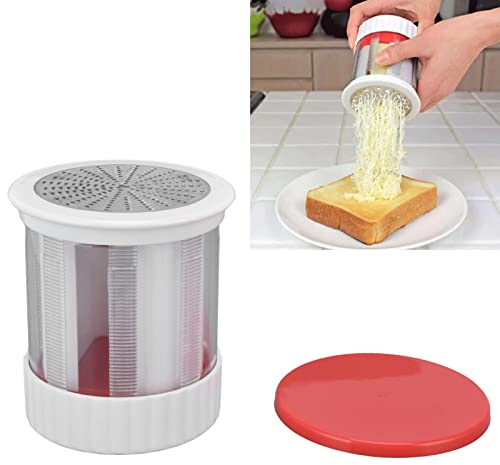 Râpe à Fromage et Beurre Portative en Plastique et Acier Inoxydable, à Lame Tranchante pour Fruits et Légumes