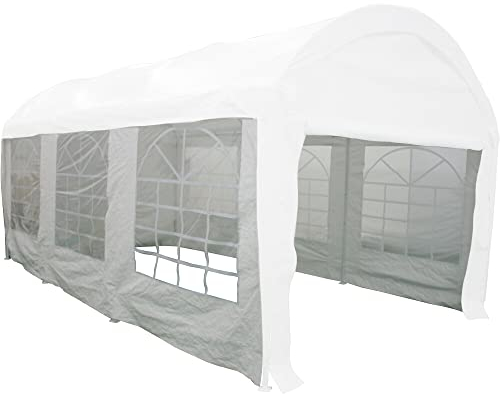 Lot de 4 Panneaux latéraux Blancs pour pavillon Event 3 x 6 m, Housse en polyéthylène, 140 g/m², Blanc