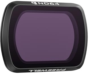 Freewell Neutral Density ND64 Filter for Osmo Pocket4/3/Xtra Muse | Neutral Color Optics, GimbalSafe Technology