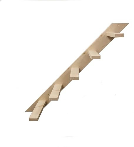 Cat Steps Ladder Wall Fence Mounted Pet Furniture Tower Climbing Stairs (7 Step)