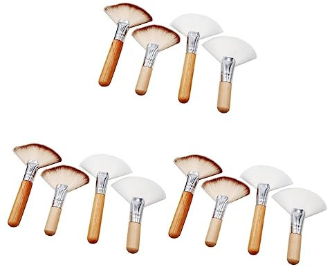 MAGICLULU 3er-set Make-up-tools-set Pinsel Für Gesichtsbehandlungen Highlighter-pinsel Make-up-pinsel-set Für Damen Weicher Dichter Seidiger Kein Ausfallen 4 Stück X 3