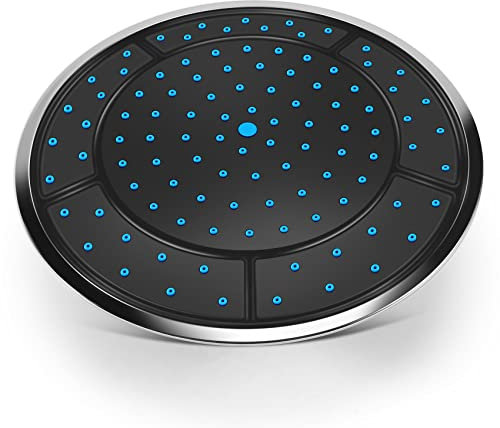 Tsudoku 1Pcs Douche Actionnée par Pluie de Forme Ronde en Plastique de 25Cm Accessoires Cabine de Buse de Tête de Toit Dessus de La Chambre