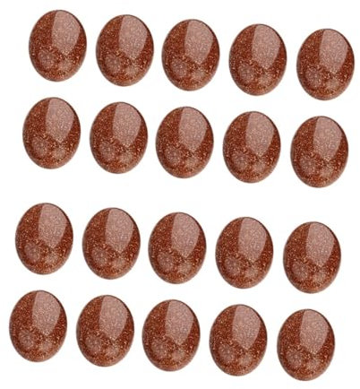 SEWACC 2 Sets 10 X 14 Mm Edelstein-patches Schmuckzubehör Für Sichere Elegante Schmuckherstellungselemente Aus Stein 10 Stück * 2