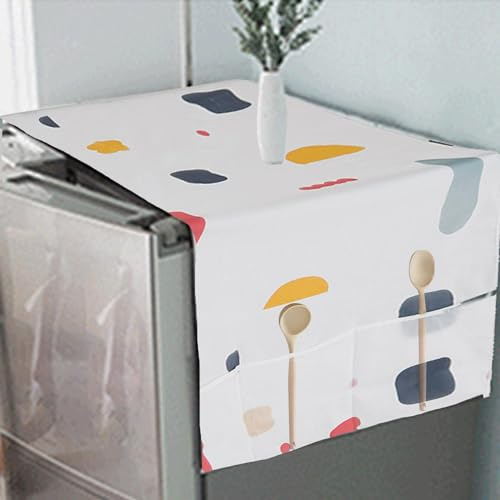 Funda a prueba de polvo para , bolsa exterior para refrigerador con bolsillos de almacenamiento, cubierta antipolvo para , cubierta impermeable para lavadora, bolsas organizadoras