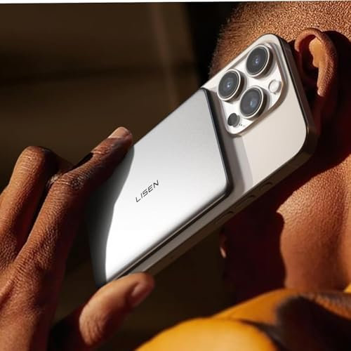 LISEN 0.8cm Powerbank Magsafe per iPhone 17 Pro, 5000mAh Power Bank Magnetico Portatile Power Bank Slim, 20W USB C Battery Pack Wireless Caricatore per iPhone 17 Pro Max Air 16 15 14, with USBC Cable