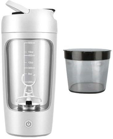 Coctelera eléctrica de proteínas Botellas para mezclas de proteínas Recargable Tazas Coctelera para batidos de proteínas