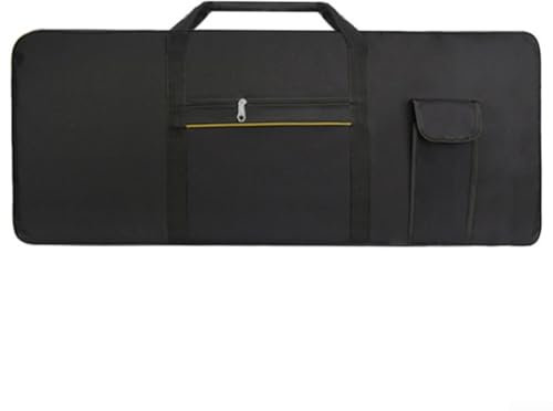 Eawfgtuw Keyboard-Tasche, 61 Tasten, Instrumentenschutz, professionelle Abdeckung, tragbare elektronische Orgel, wasserdicht, Anti-Schock-Tasche