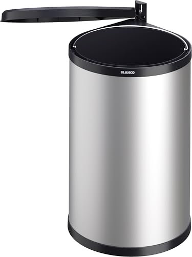 BLANCO SINGOLO XL Système de montage sur portes battantes - 1 seau de 20 litres - Couvercle de seau - S'ouvre facilement avec la porte pivotante