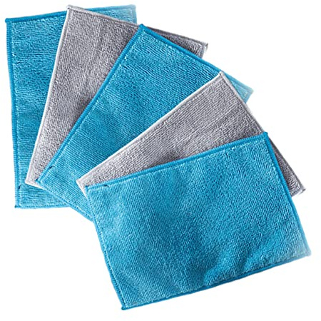 CIYODO 5piezas Paño De Cocina De Fibra De Bambú Paños Multiusos para Lavar Platos Absorbentes y Duraderos para Cocina y Hogar