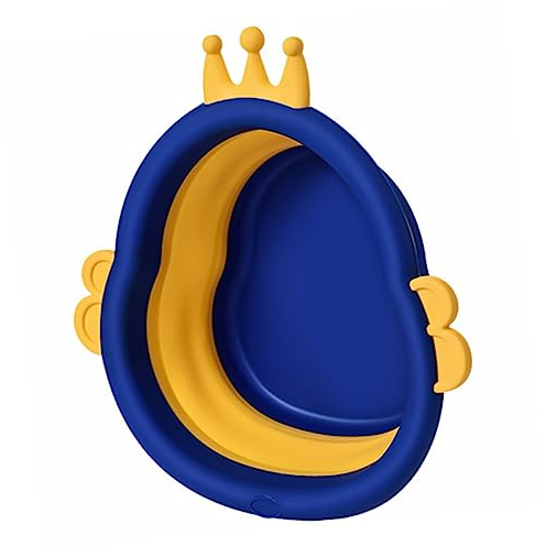 Tragbares Gesichtswaschbecken mit Cartoon Motiven, Blau, Pp | Großes Fassungsvermögen, Integrierte Form, Leicht zu Tragen, Mehrzweck Ausführung