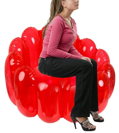 DAWCBVJQ Blow Up Chair,Aufblasbare Stühle für Erwachsene - Aufblasbares Sofa Air Sofa Tragbare Couch | Luftcouch, Sitzsack, aufblasbare Möbel für Schwimmbäder, Partys im Freien, Wohnzimmer