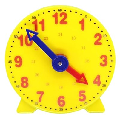 Oshhni Reloj de Mesa Educativo para niños, Juguete didáctico, Ayuda para el Desarrollo, Juguete de educación Visual, Reloj de Aprendizaje para niños, 24 Horas