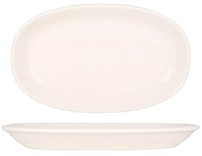 Bonna Placa de servicio - Gourmet - Porcelana - 29x17 cm - juego de 2