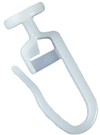 rewagi - Gardinenhaken, Gardinenzubehör, Gleiter mit Rundkopf 9 mm Innenlauf 6 mm - 50 Stück