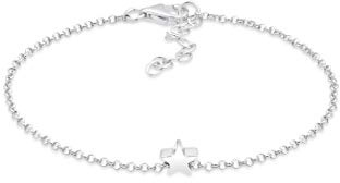 Elli Armband Damen Erbskette Stern Anhänger Astro Basic 925 Silber