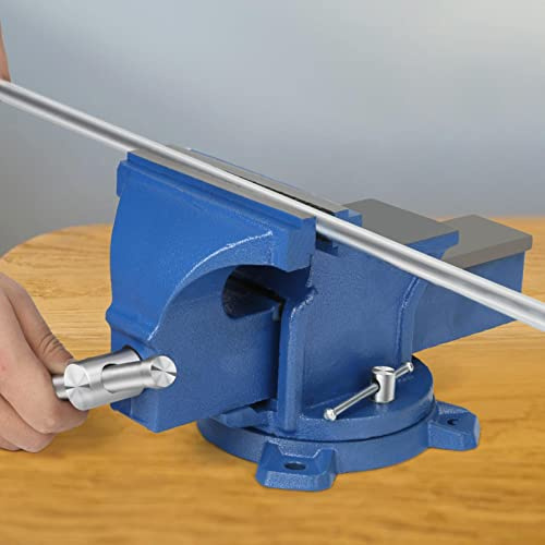 Trintion Table Vice 6 Swivel Workshop Bench Vice Clamp for Tool Material Clamping Fixing Rotatable Engineer Table Bench Vice Clamp