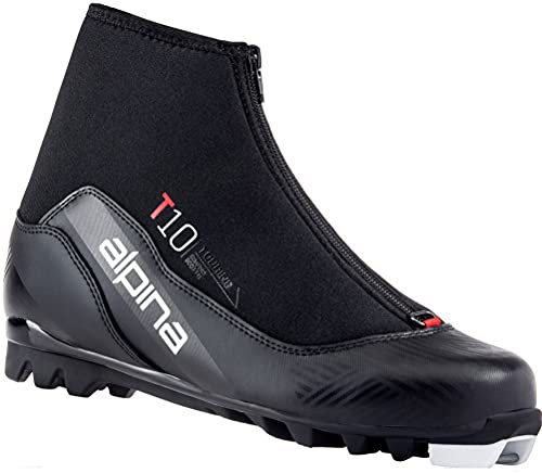 Alpina T 10 NNN Cross Country Ski Boots 2022-45/Black-Red