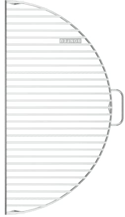 BonFeu 1/2 BonGrill Ø120 cm - Parrilla para Cuenco de Fuego - Ideal para Barbacoas y Parrillas al Aire Libre - Diseño Robusto y Duradero
