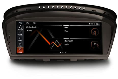 Erisin 8.8 8-Core Android 13 Radio de Coche Estéreo Navegación de Automóvil para BMW Serie 3 E90 E91 E92 E93 Serie 5 E60 E61 Serie 6 E63 E64 CCC Bluetooth 5.0 CarPlay Android Auto IPS WiFi 4GB+64GB