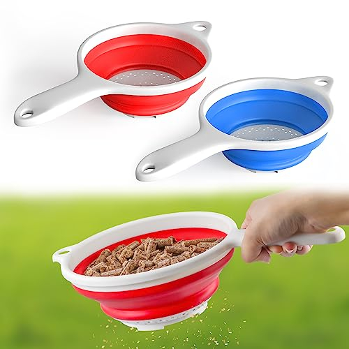 2 Stück Holzpellets Sieb Sieb passend für Traeger Smoke Grill, für Pit Boss Pellet Grill, Perfektes Smoker Grill Zubehör für Filterstaub aus Holzpellets