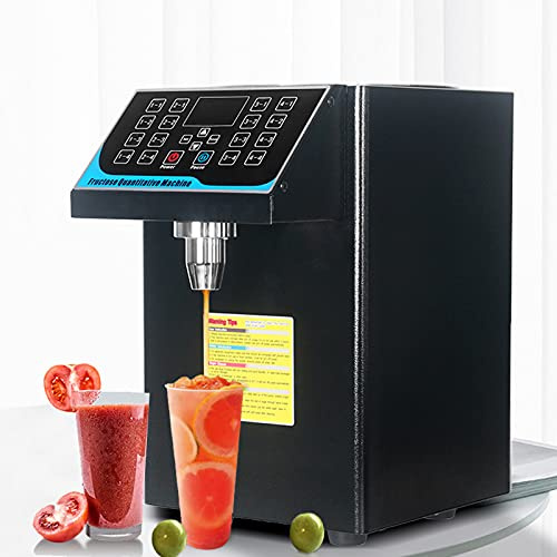 Machine Quantitative de Fructose 450 W - Distributeur Automatique de Sucre de Fruits - Pompe à Sucre 7,5 L - Pour Magasin de Thé au Lait, Thé, Boissons Gazeuses