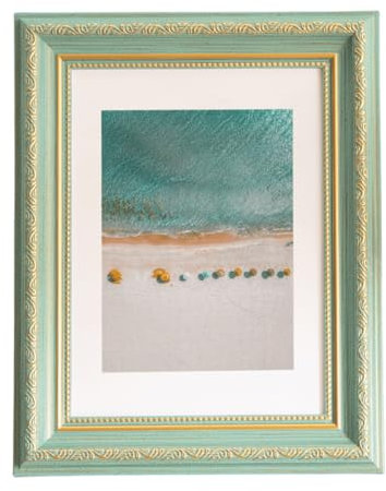 marysgift Picture Frame Certificate Frames Portrait Landscape Tabletop Frame Picture Display Art Gallery for Home Office Wall Decor (Blue02,7 * 5)