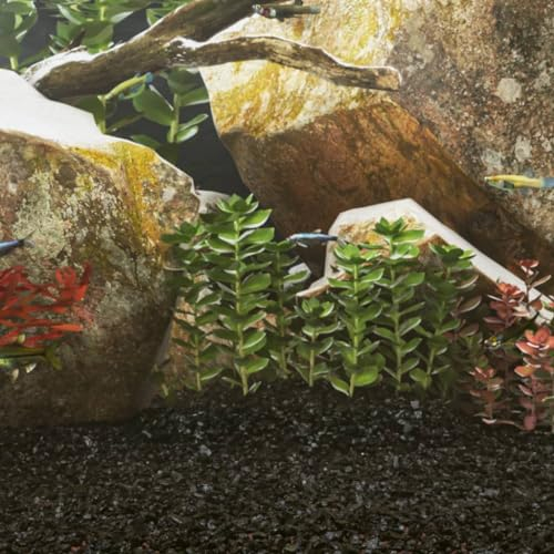 Festnight Aquariensand Schwarz 10 kg Aquarium Sand Aquarium Bodengrund Aquarium Soil Aquarienkies Aquarium Kies Aquarium Deko