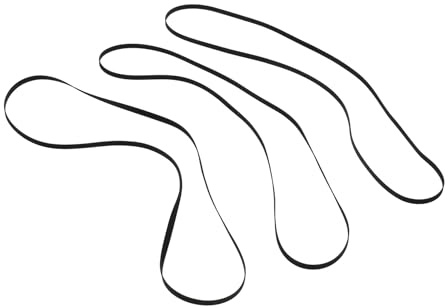 Gadpiparty 12stücke Teiliges Gummiband Für Plattenspieler Hochwertiger Antriebsriemen Für Schallplatten Langlebig Und Flexibel Zum Ersetzen Alter Oder Defekter Riemen Geräusche Und Sorgt