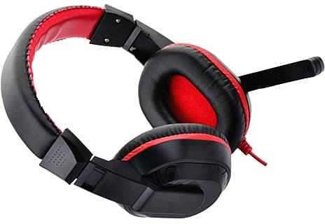 Angoily Cuffie Con Microfono Regolabili Cuffie Stereo Cancellazione Rumore Per Pc e Laptop Auricolari Wired Con Suono Dinamico Per Gaming e Chiamate