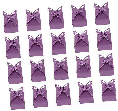 SOESFOUFU 25stücke Schmetterling Süßigkeitenboxen Dekorative Papierboxen Für Hochzeiten Partys Für Snacks Feierlichkeiten Design Mit Festlicher Atmosphäre