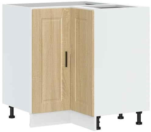 vidaXL Base ad Angolo Cucina Porto Rovere Sonoma in Legno Multistrato