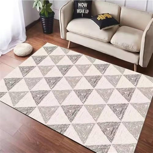 RUGMRZ Flokati Teppich Sofa, Schlafzimmer, Wohnzimmer Dekoration, rutschfest, Schmutzabweisend, Waschbar Kinderteppich Waschbar Mehrfarbig Balkonlounge Teppiche Für Schlafzimmer Flokati Teppich Kitch