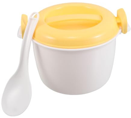 JECOMPRIS Cocedor de Arroz de Microondas Vaporera Multifuncional para Arroz y Verduras para Cocinas Pequeñas Limpiar y Usar