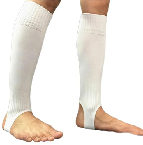 Herren Fußballsocken Schienbeinschutz Halter für Fußball Baseball Sport Elastische Schienbeinärmel Atmungsaktive Nylons Socken Herren Soccer Gear
