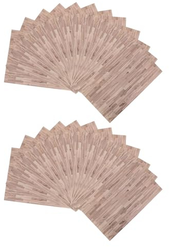 Toyvian Papel Tapiz Y Suelo para Casa de Muñecas en Miniatura, 24 Piezas, Autoadhesivo, Despegable Y Pegable, 11,40 X 8,25 Pulgadas, Accesorios para Minicasas de Muñecas.