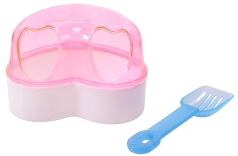 jiingekk Hamster Bathtubs Bathroom Sand Bath Container Hamsters Toilet Sandbox Bathtubs For HamstersCage Accessories Bathroom