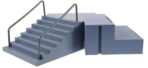 Alasum 1 x Skateboard-Rampe für die Finger: Rampenbarriere für die Finger – Zubehör Mini-Skatepark für Kinder