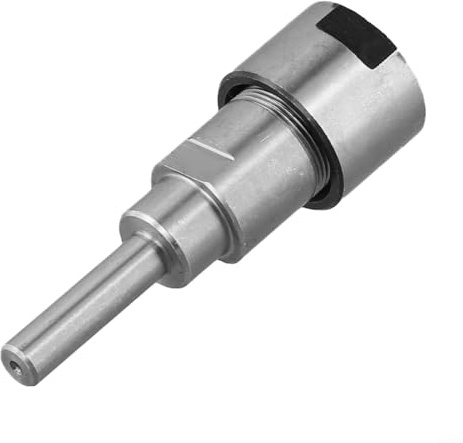 LatoYard 8 mm Schaftfräsen-Spannzangenverlängerungsstangenadapter, Karbonstahl-Bit-Verlängerung für Werkstattausrüstung