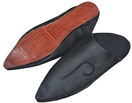 Babuchas Marroquíes de Piel Auténtica – Zapatillas Artesanales Tradicionales Hechas a Mano – Calzado Oriental Unisex