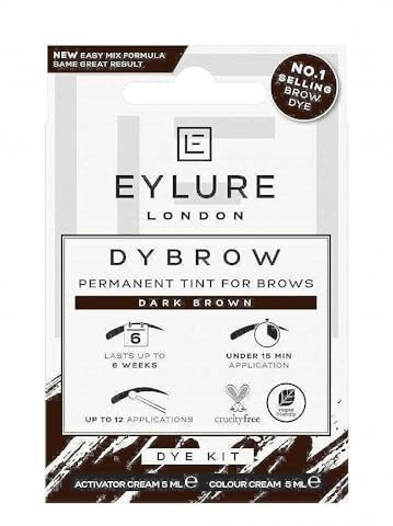 Eylure DYBROW Eyebrow Dye Kit, Dark Brown