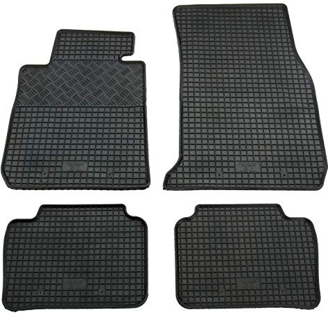 Gummi Fußmatten Set, 4teilig, Gummifußmatten Gummimatten Matten