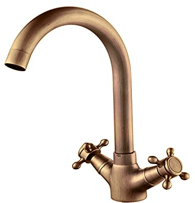 DP Bath GCB005 Rubinetto lavello Serie Almendro Bronzo, Antico