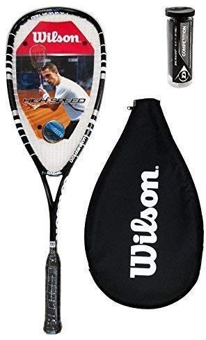 Wilson Hyper Hammer 120 Squashschläger + 3 Squashbälle