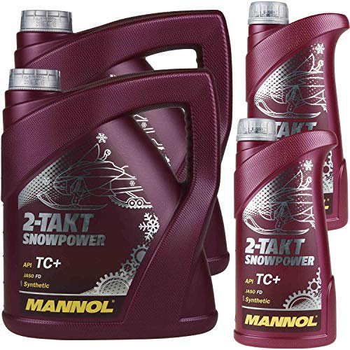 10 Liter MANNOL Schneemobilöl Motoröl 2-Takt Snowpower API TC+ Mischöl 11192207