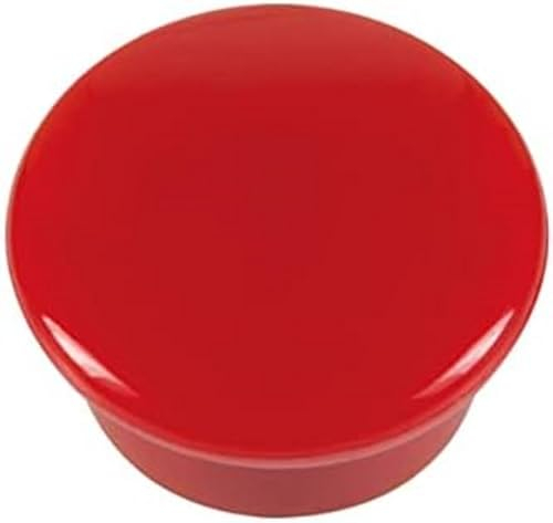 Westcott Haftmagnete 10er Pack, 15 mm, rund, rot, E-10802 00