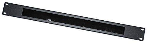 LINK Panel de protección Color Negro 1U con Cepillo para armarios Rack 19