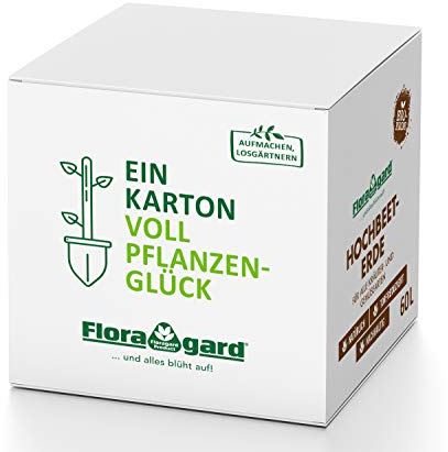 Floragard Bio Hochbeet-Erde in der Box 60 Liter, braun, 122537
