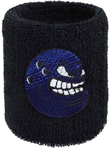 EXPRESS-STICKEREI Schweissband Sport Fitness Design Schweissband mit Stickere Band Bestickt & Absorbierendes Frottee | Jogging Wristband Geschenk Sporttraining Schweiß-Band Ballsport Accessoire